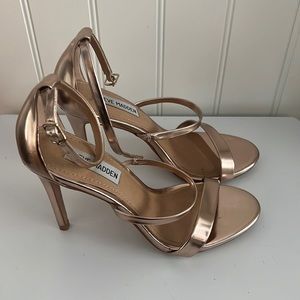 Steve Madden rose gold high heels. Size 7.5